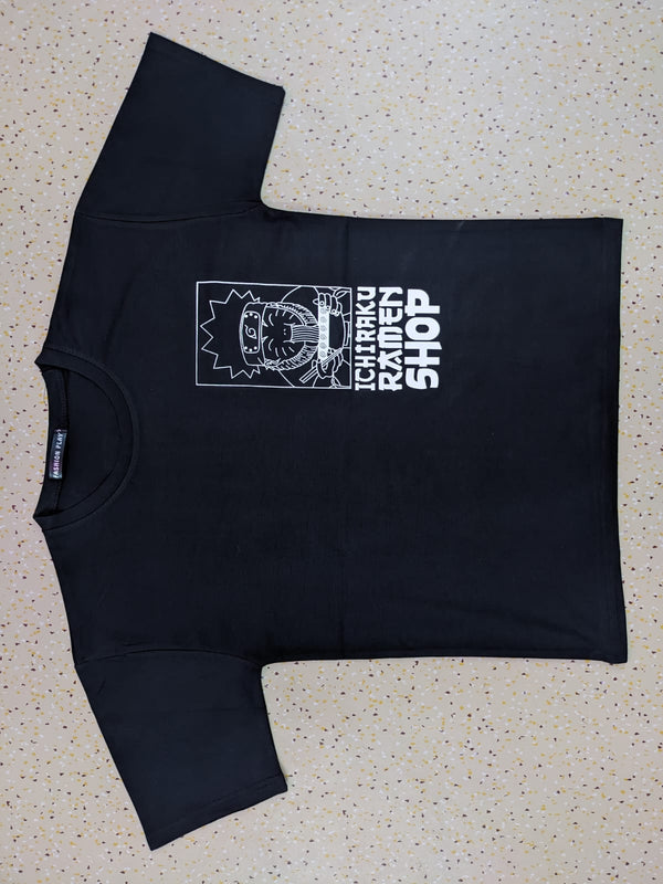 ICHIRAKU BLACK ANIME TSHIRT