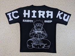 ICHIRAKU BLACK ANIME TSHIRT