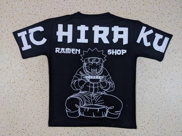 ICHIRAKU BLACK ANIME TSHIRT