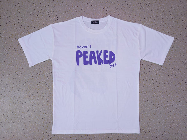 PEAKED WHITE ANIME TSHIRT