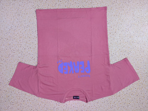 PEAKED ROSE PINK ANIME TSHIRT