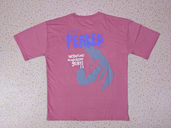 PEAKED ROSE PINK ANIME TSHIRT