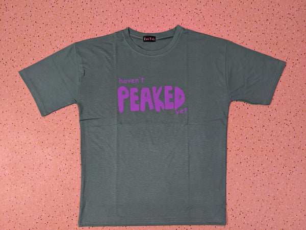 PEAKED SAGE GREEN ANIME TSHIRT