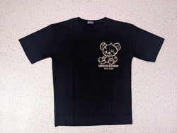 BEARLY AWAKE BLACK ANIME TSHIRT